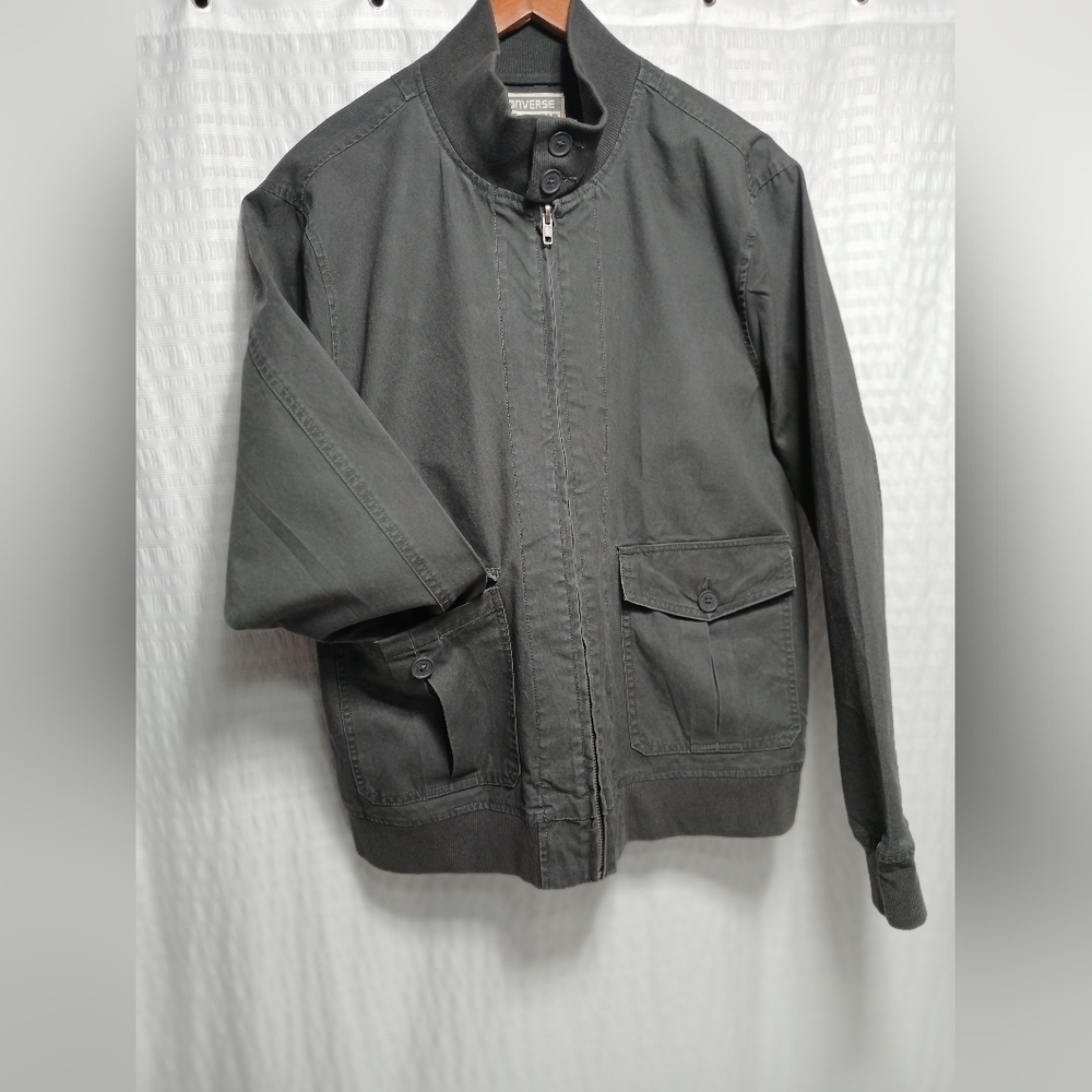 Men's Converse One Cotton Full Zip Jacket. Size L